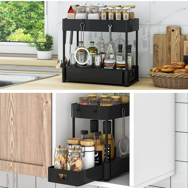 ClearReach organizer shown for countertop storage