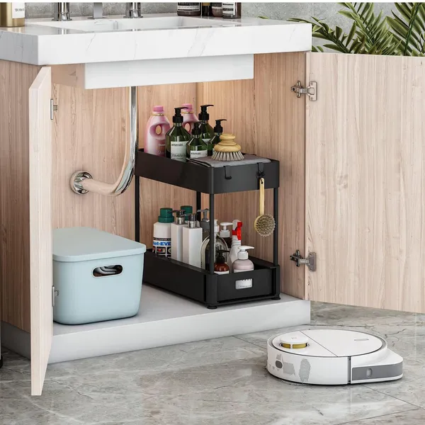 ClearReach organizer shown for kitchen cabinet